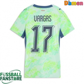 Schweiz Ruben Vargas #17 Replik Auswärtstrikot Damen WM 2026 Kurzarm